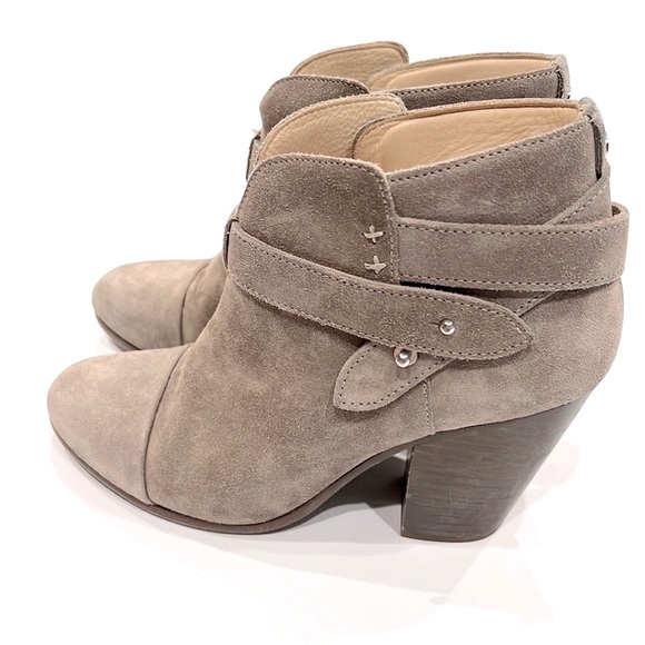 Rag & Bone Harrow Suede Leather Ankle Bootie - Picture 11 of 11
